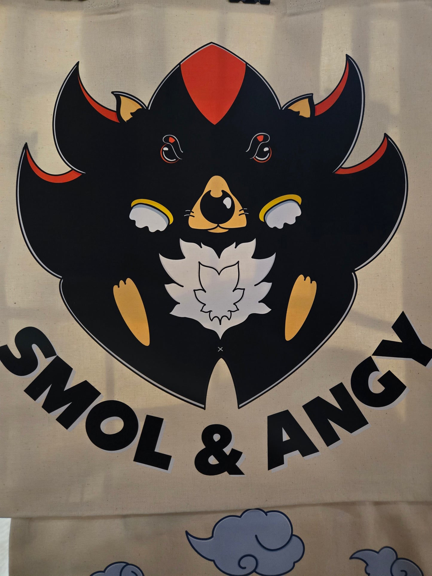 Shadow Smol & Angy Tote Bag