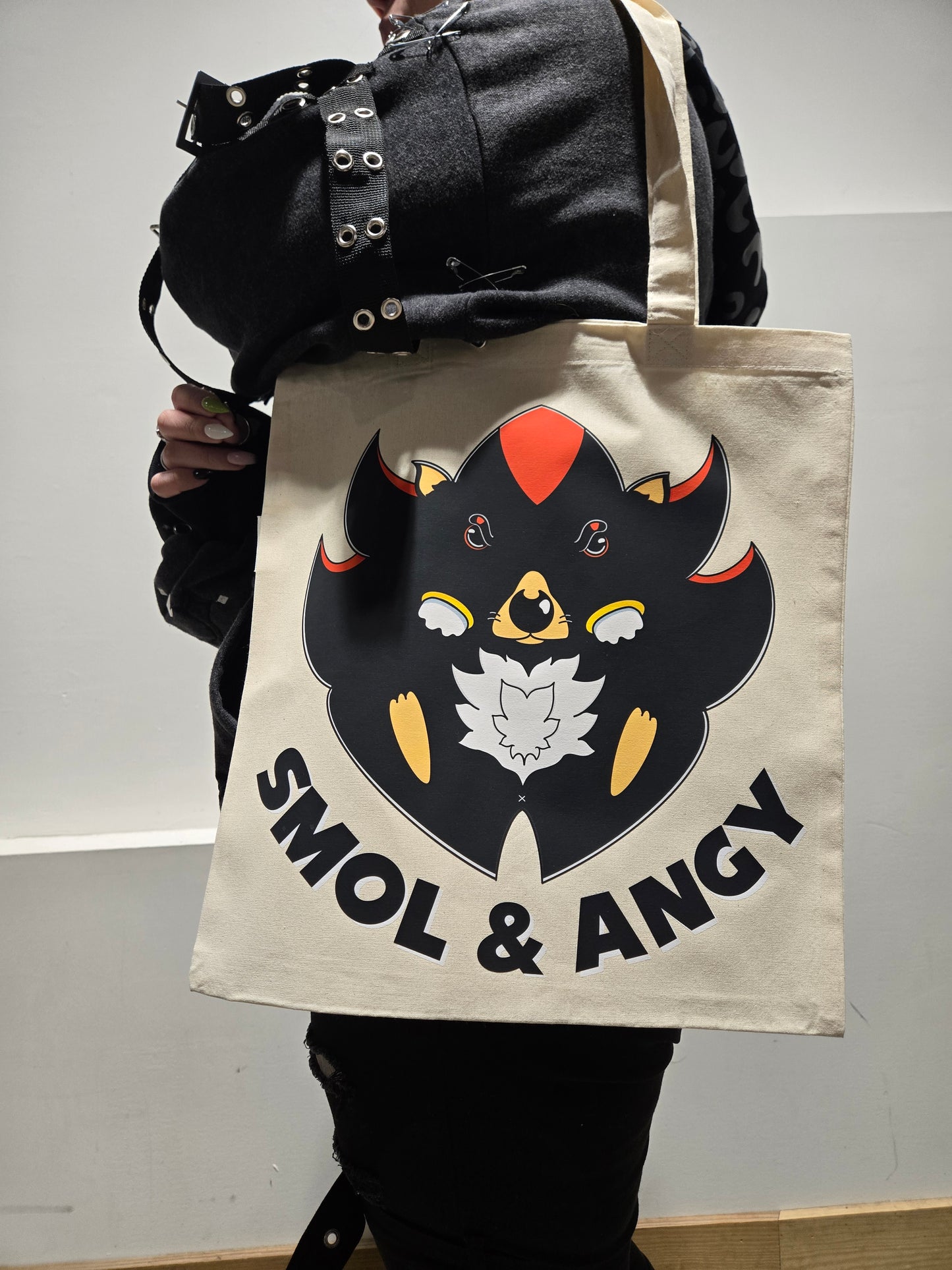 Shadow Smol & Angy Tote Bag