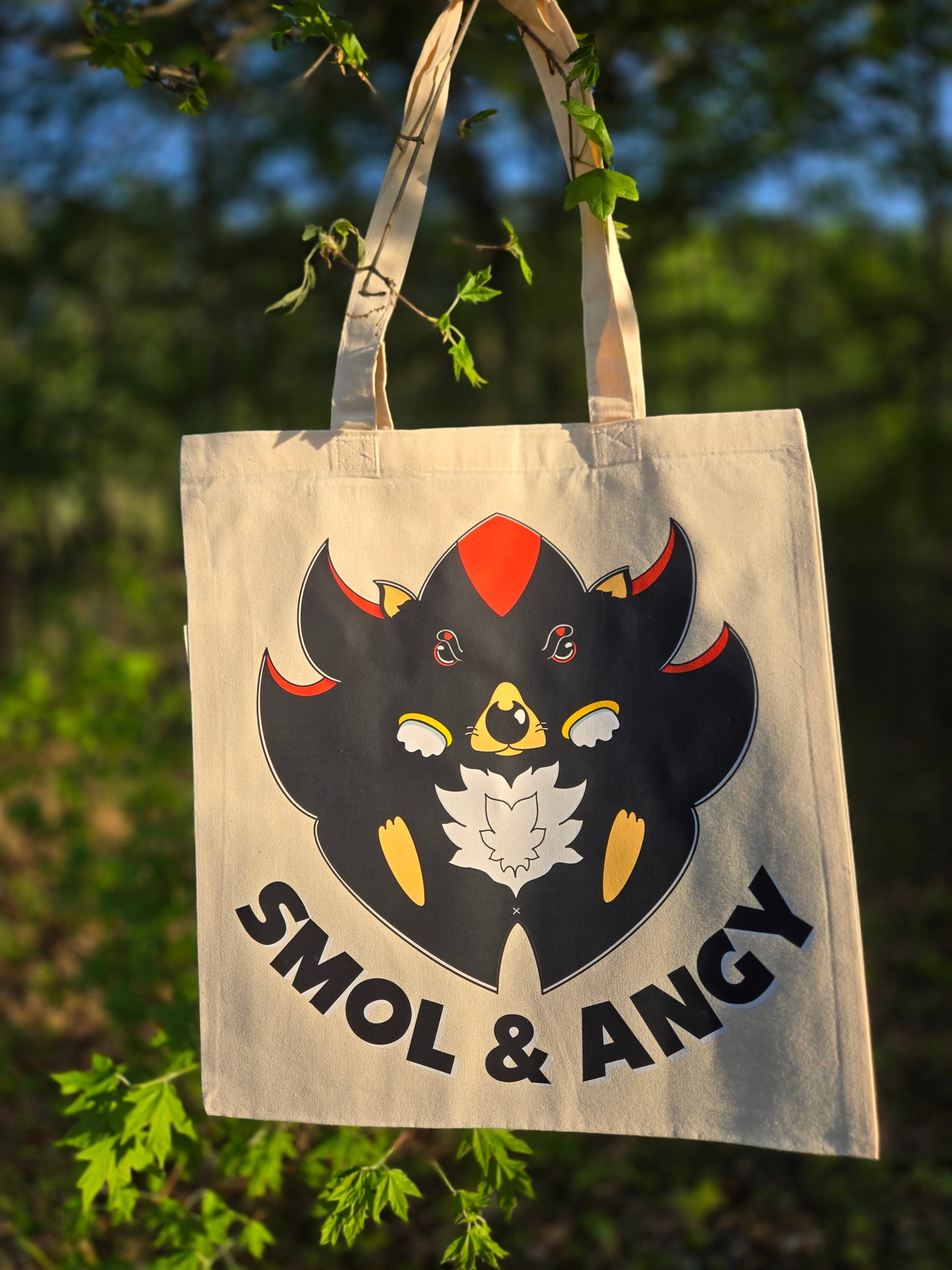 Shadow Smol & Angy Tote Bag