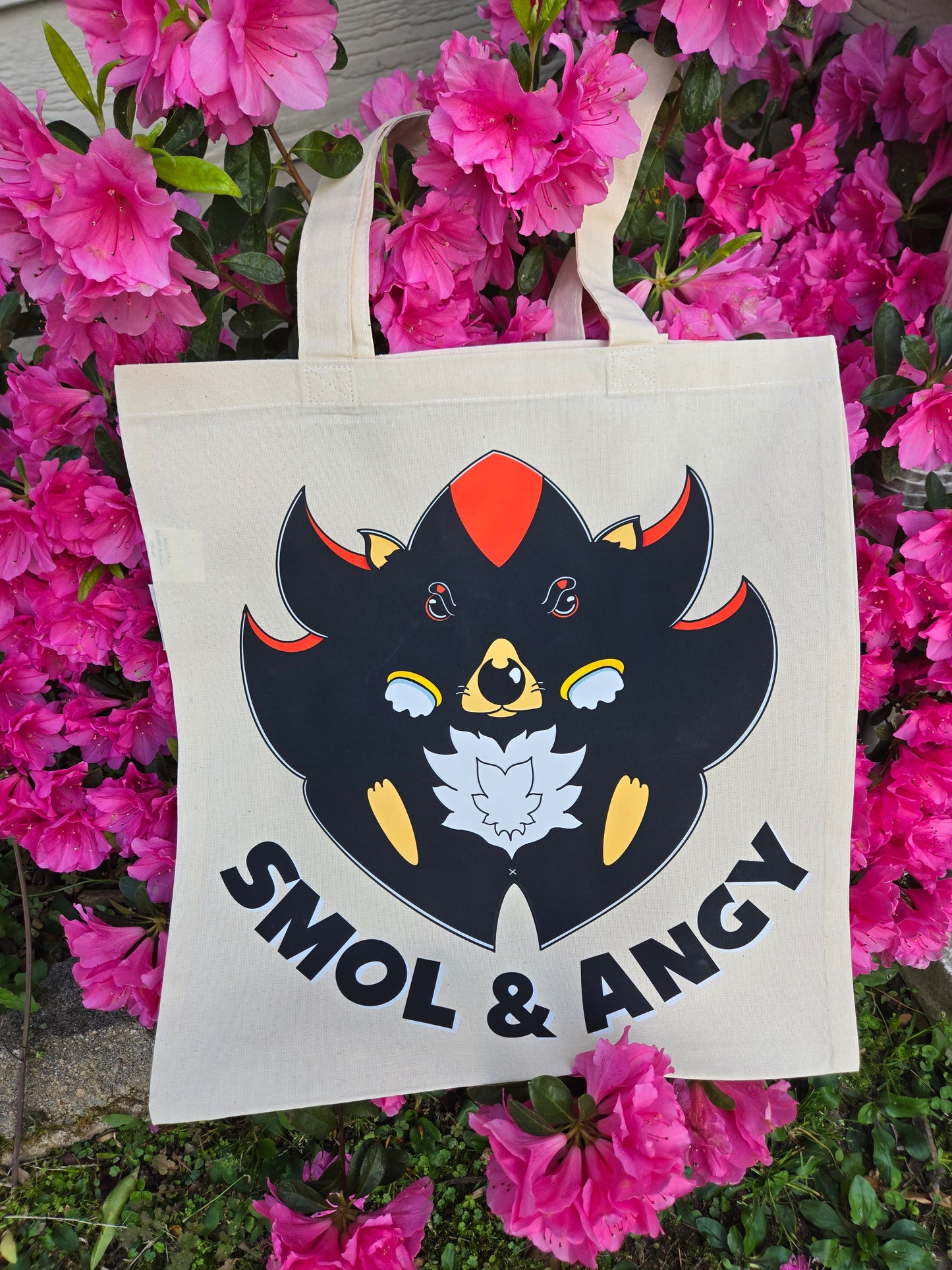 Shadow Smol & Angy Tote Bag