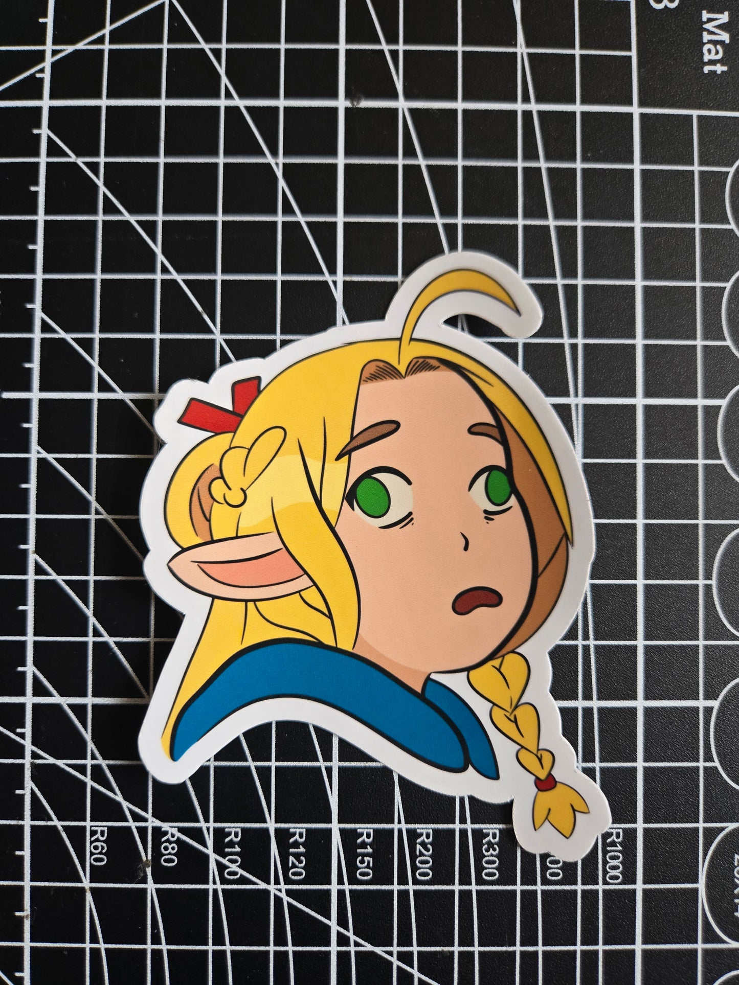 Confused Marcille Anime Sticker
