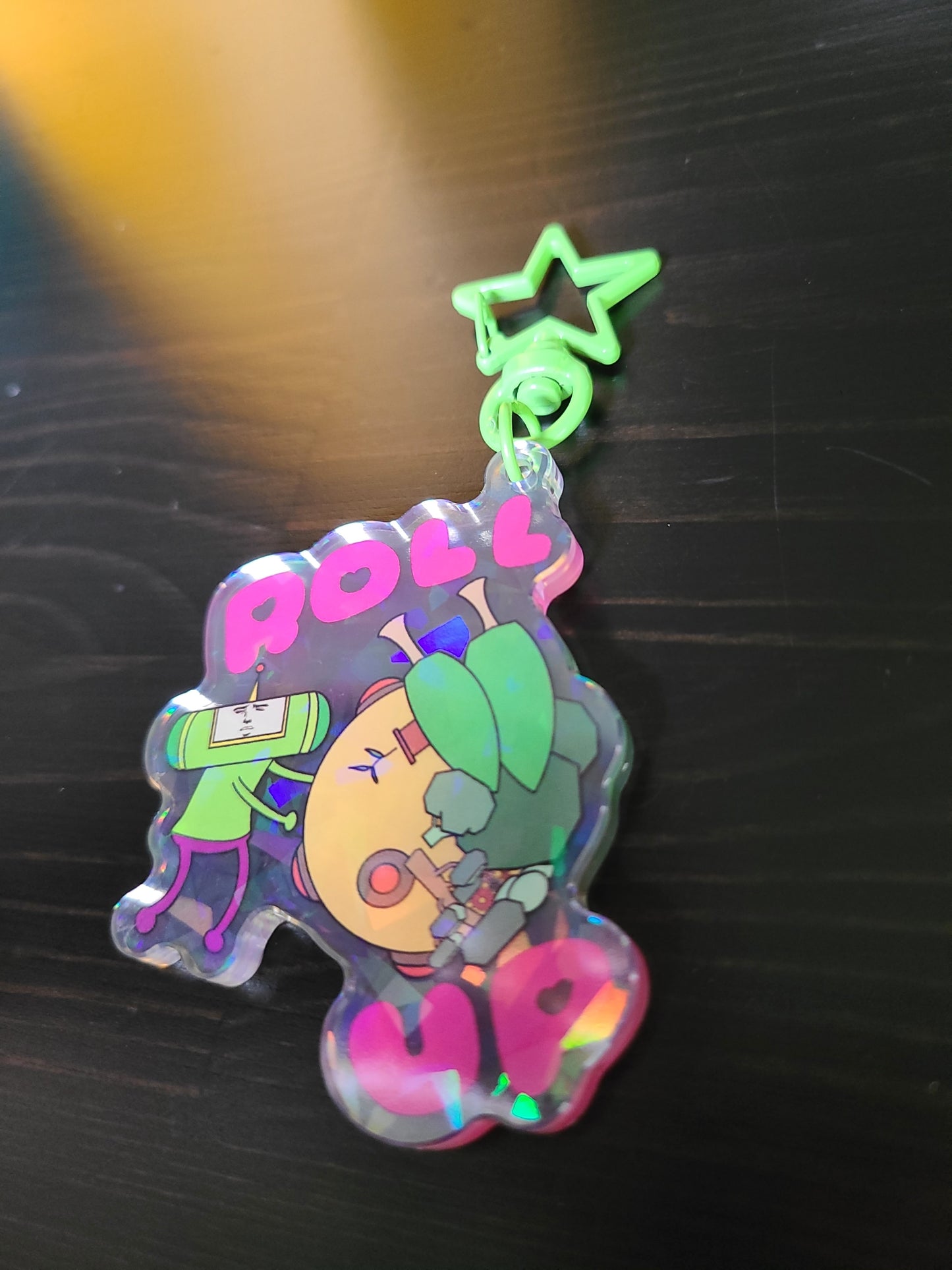 Katamari Prince Roll Up Acrylic Keychain