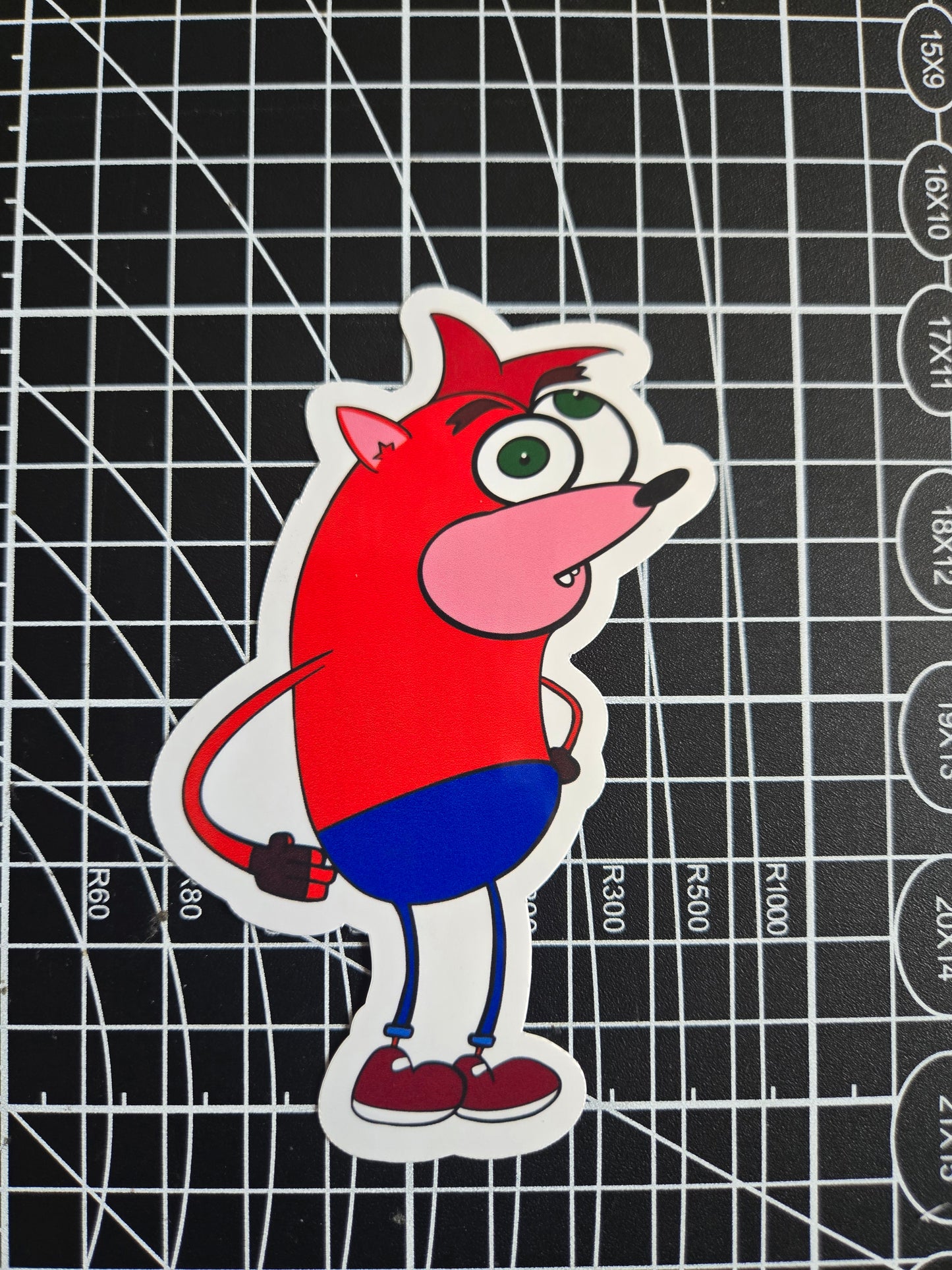 Crash Classic Video Game Sticker