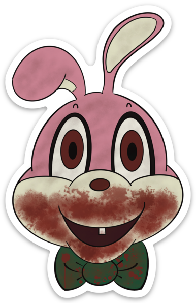 Robbie the Rabbit SH Mascot Video Game Sticker