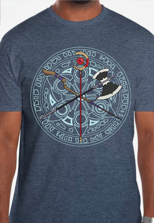 Elf Crew Weapons Anime T-Shirt