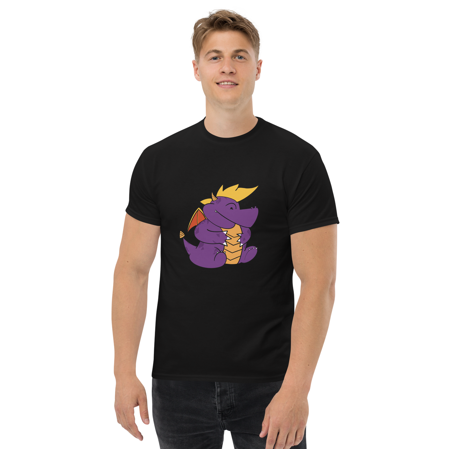 Chunky Purple Dragon Video Game T-Shirt