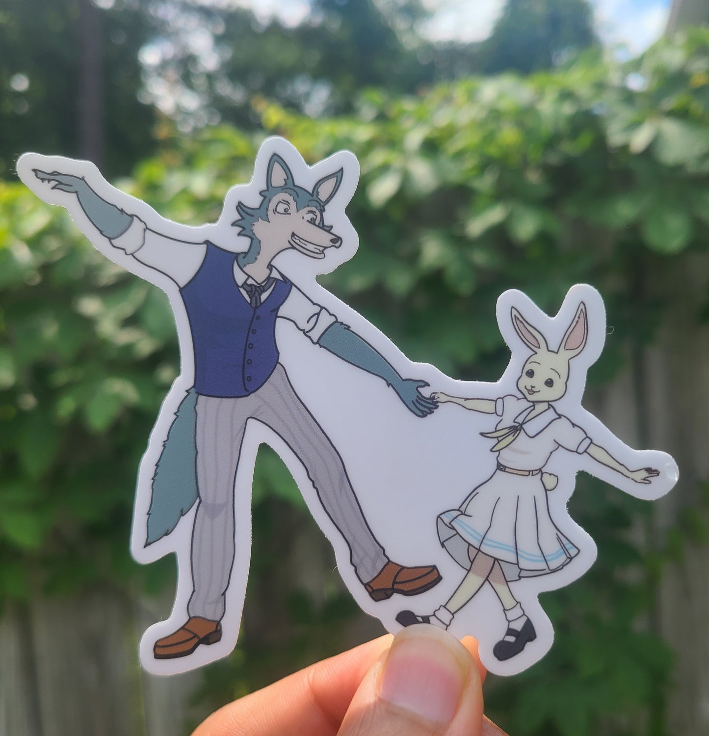 Legoshi and Haru Bstars Waltz sticker