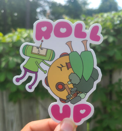 Katamari Prince Roll Up Sticker