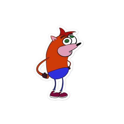 Crash Classic Video Game Sticker