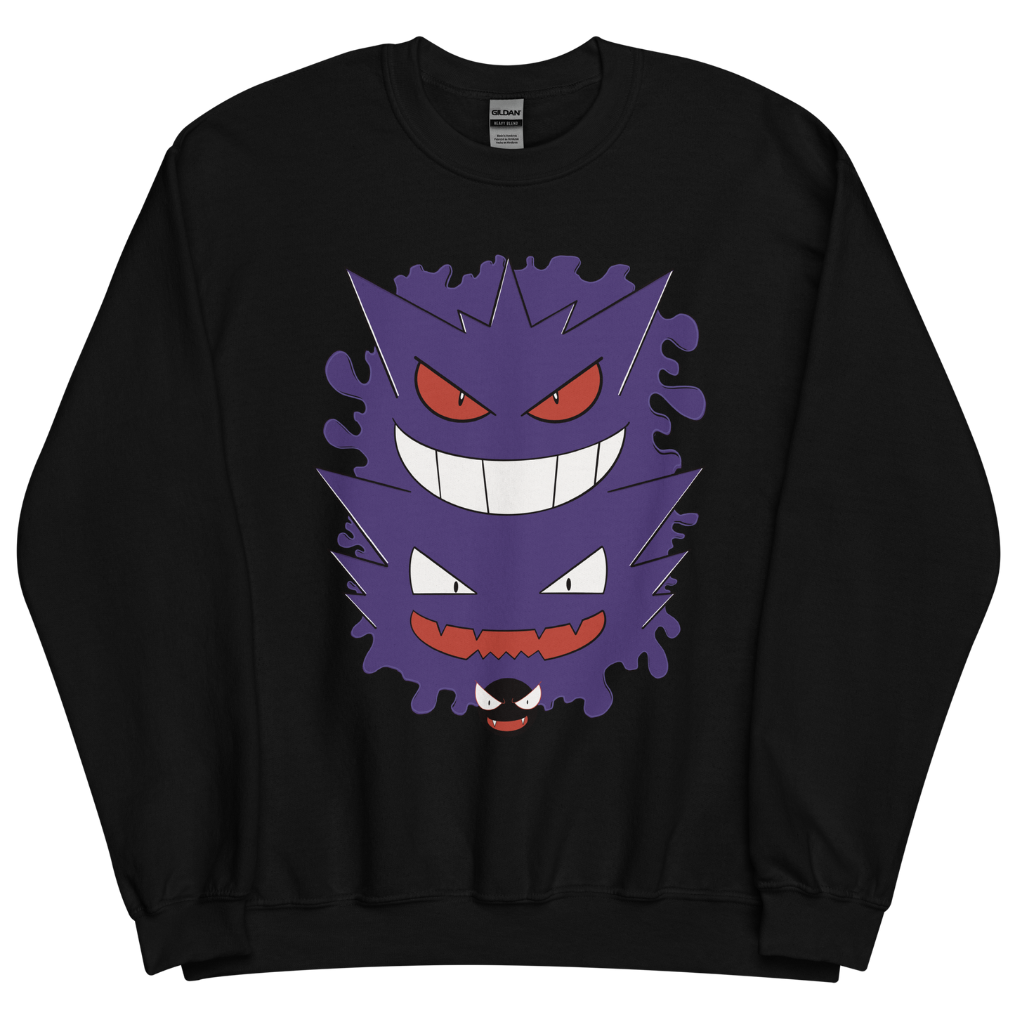 Purple Ghost Trio Anime Crewneck