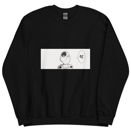 Punch Man Spiral Manga Anime Crewneck