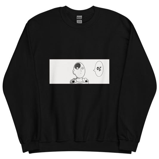 Punch Man Spiral Manga Anime Crewneck