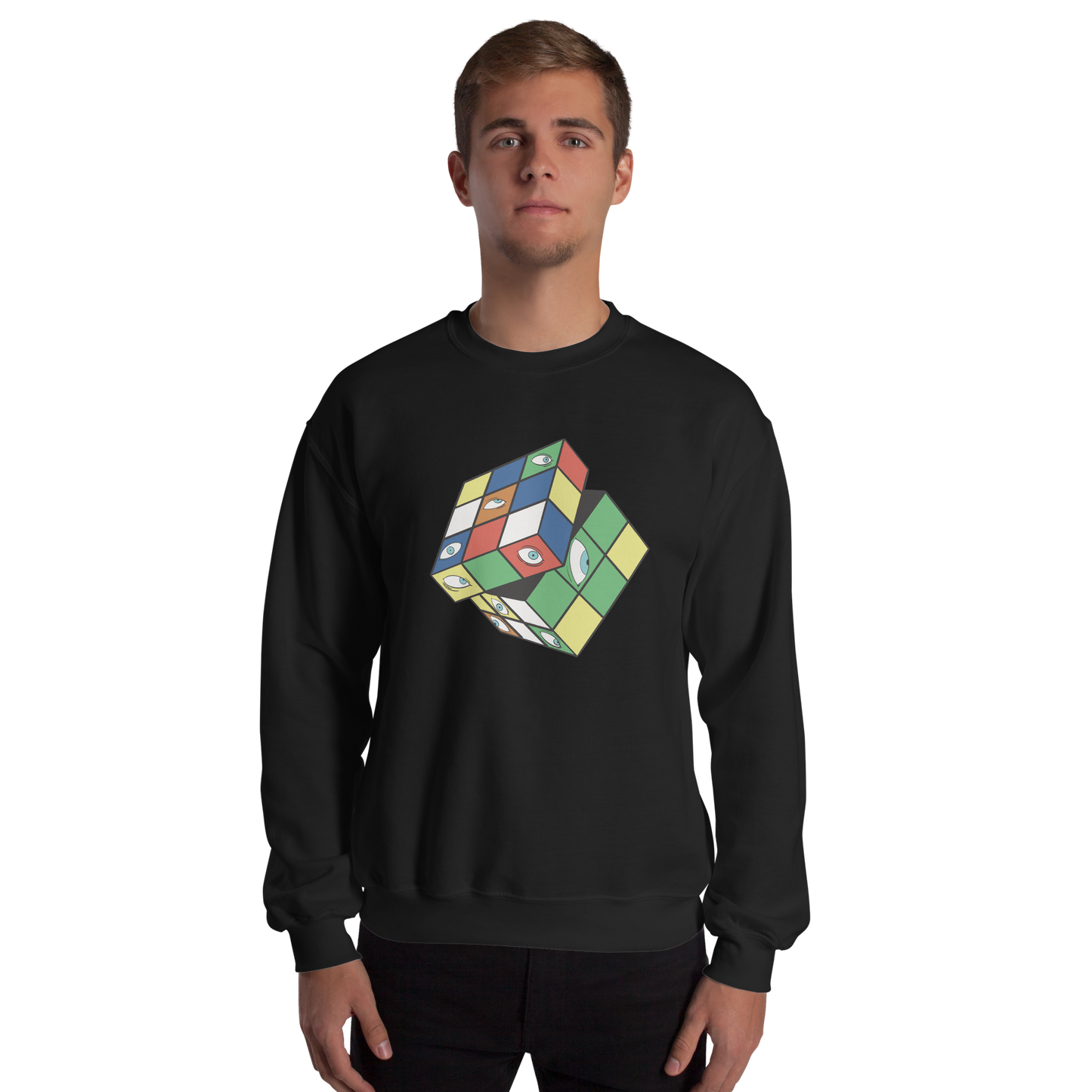 JJK Gojo Prison Cube Anime Crewneck