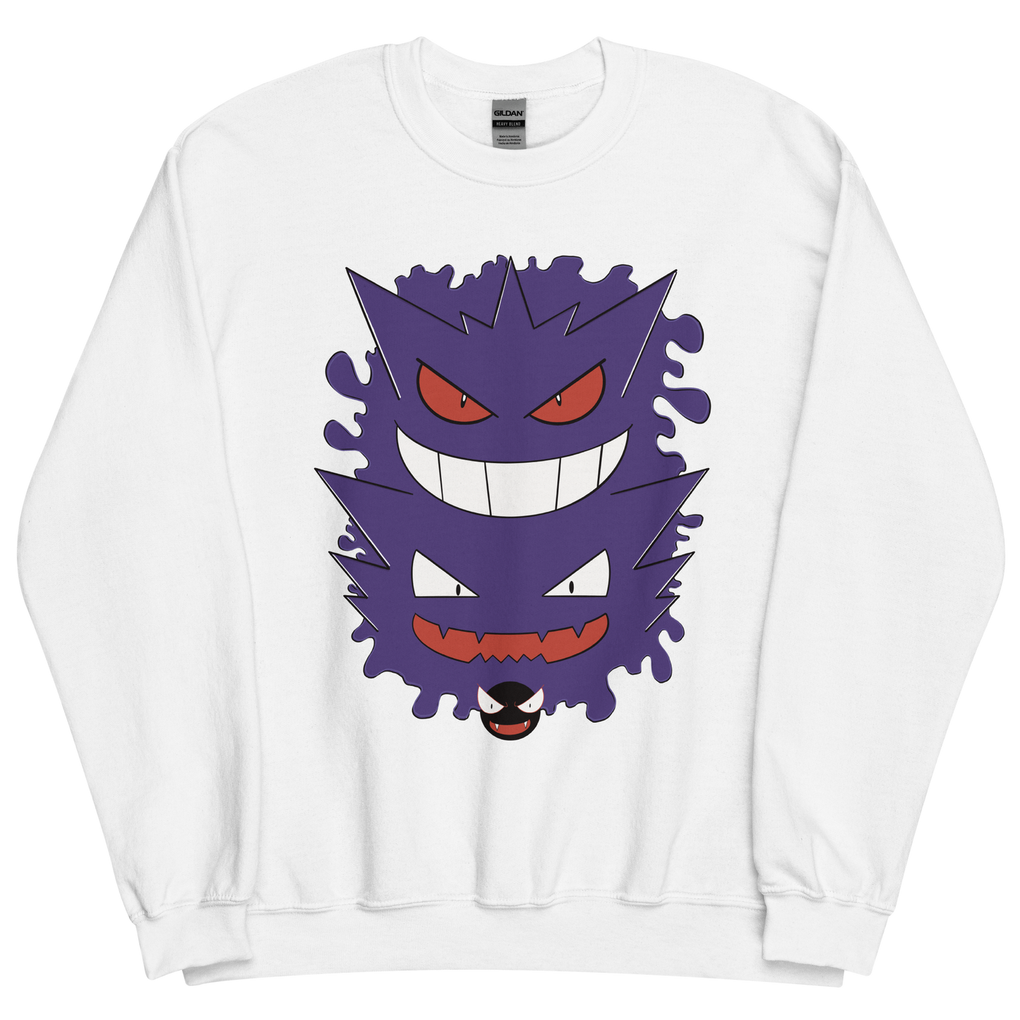 Purple Ghost Trio Anime Crewneck