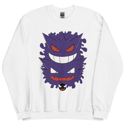 Purple Ghost Trio Anime Crewneck