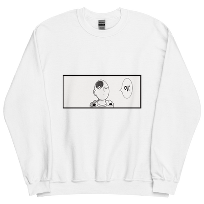 Punch Man Spiral Manga Anime Crewneck