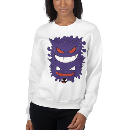 Purple Ghost Trio Anime Crewneck